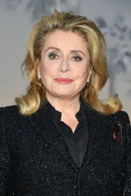 Catherine Deneuve loose pull back hair