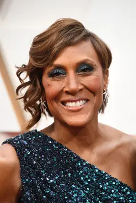 Robin Roberts asymmetrical cropped hair