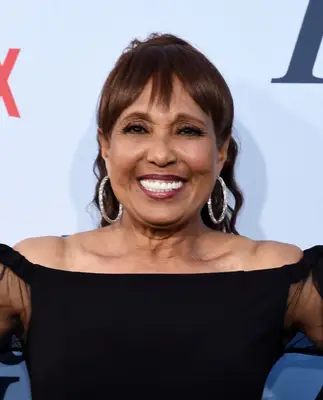 Telma Hopkins high ponytail with bangs