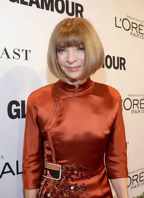 Anna Wintour rounded bob with bangs