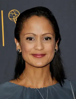 Anne Marie johnson with half up half down hair