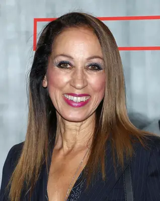 Pat Cleveland with stick straight glossy hair