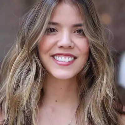 Blonde Hair with Lowlights Blended