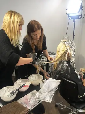 Platinum hair process