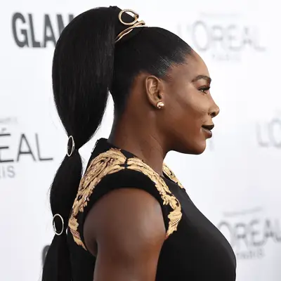 Serena Williams attends Glamour