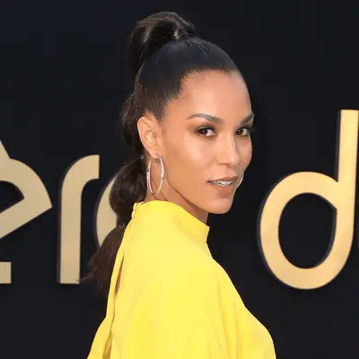 Actress Brooklyn Sudano wearing bubble braid