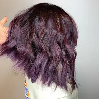 Black Cherry Hair Color Tousled