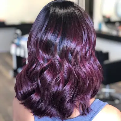 Black Cherry Hair Color Amethyst