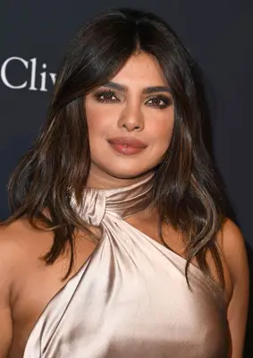 Priyanka Chopra with layered cut