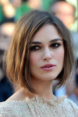 Keira Knightley with tousled bob