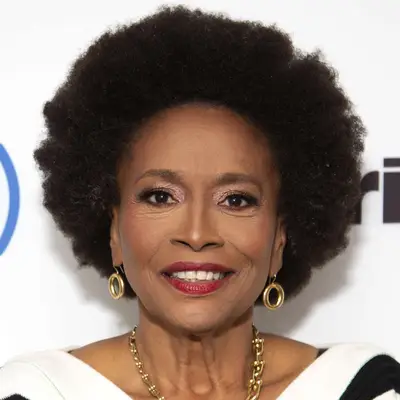 Jenifer Lewis wears a voluminous afro hairstyle