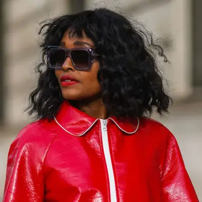 Bob with Bangs Mermaid Waves Lina Ose