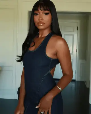 Keke Palmer with short bangs