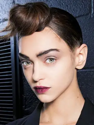 Person with a front topknot