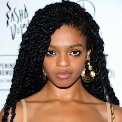 Selah Marley with chunky twists on the red carpet