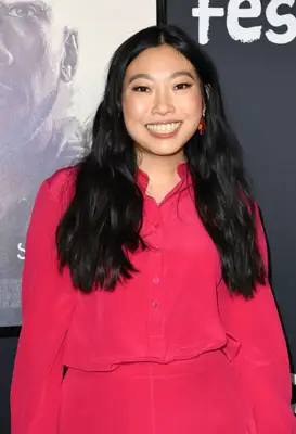 Awkwafina long textured hair
