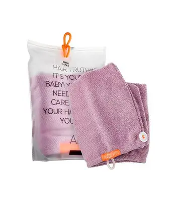 Aquis Lisse Luxe Hair Turban - How to Wash Your Hair Less