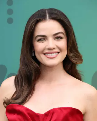 Lucy Hale with loose waves 