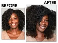 BYR ONYC Tight Kinky Curl Before and After 