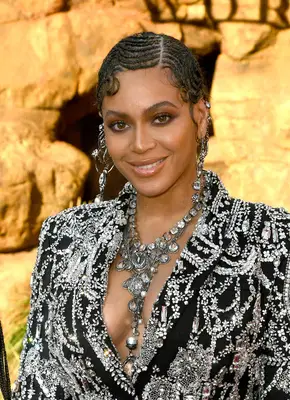 Beyonce sandy brown braids