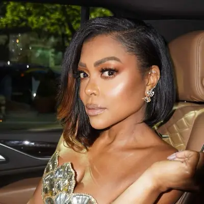 Taraji P. Henson with an asymmetrical bob