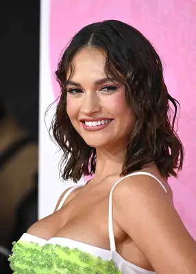  Lily James attends the 