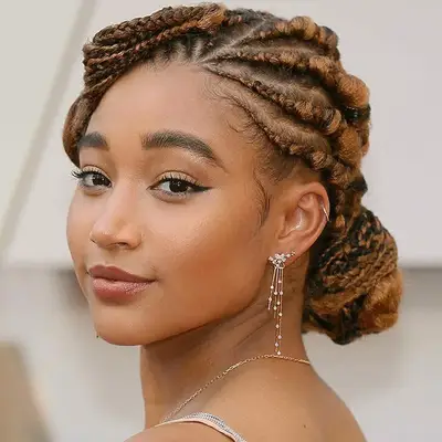 Chocolate Brown Hair Finger Waves Amandla Stenberg