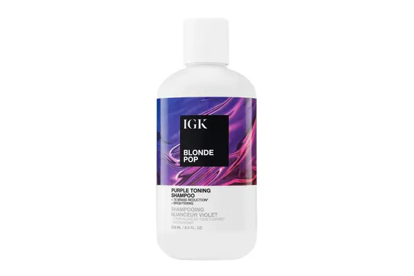 IGK Blonde POP Purple Toning Shampoo