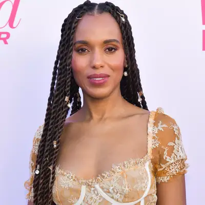 Kerry Washington wearing Senegalese twists