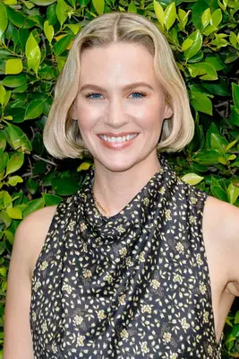 January Jones curled-under bob