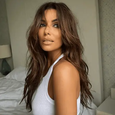 Eva Longoria with expensive brunette hair