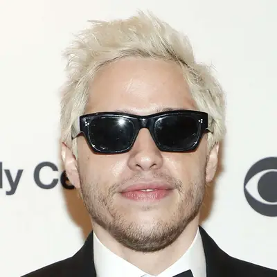 Pete Davidson with blonde tousled hair and sunglasses at the 44th Kennedy Center Honors