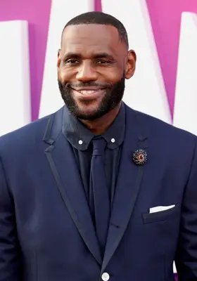LeBron James with tapered fade and beard