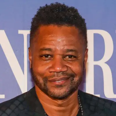 Cuba Gooding Jr. with high skin fade hair cut at the Ocean Drive Magazine Art Basel cover party