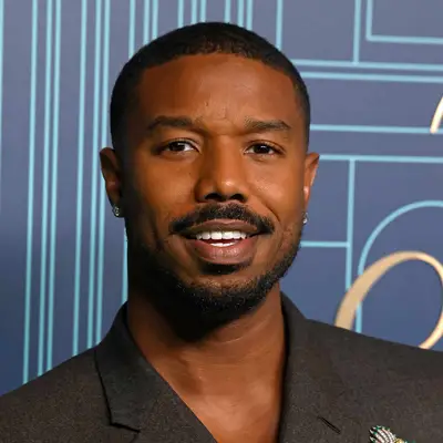 Michael B. Jordan with line up hair cut at the reopening of The Landmark at Tiffany & Co 5th Avenue