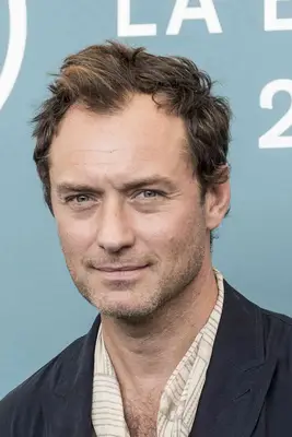 Jude Law with textured thinning hair