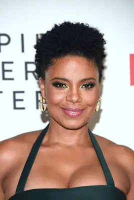 Sanaa Lathan with short cut