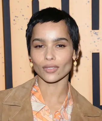 Zoe Kravitz with textured short cut