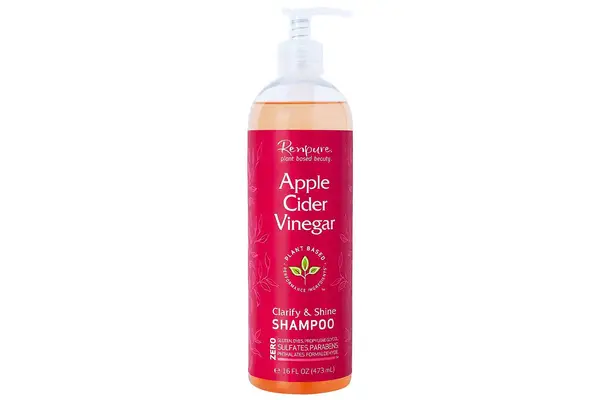 RENPURE Plant Based Beauty, Apple Cider Vinegar Shampoo, 16 Ounce