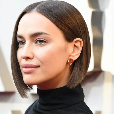 Blunt Bobs Sleek Silhouette Irina Shayk