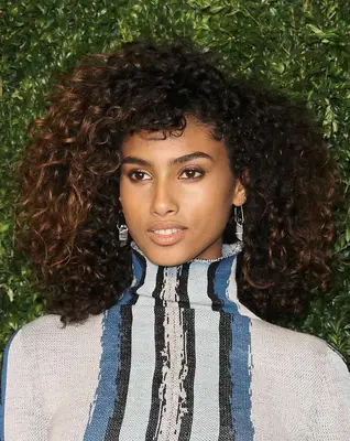 Imaan Hammam with voluminous spirals