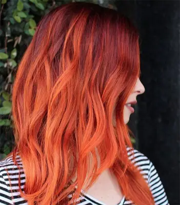 Red Ombre Hair by Jafra Bryant
