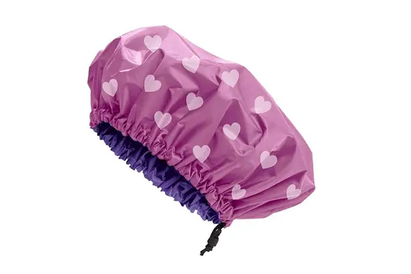 EcoTools Shower Cap on a bathroom counter