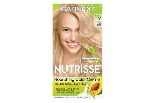 Garnier Nutrisse Nourishing Color Creme Extra-Light Natural Blonde 100 (Chamomile)