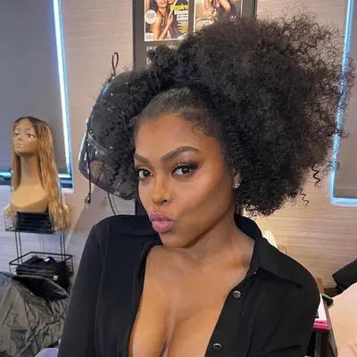 taraji p. henson wearing curly hair