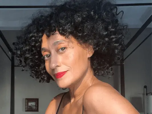 tracee ellis ross wearing curly hair