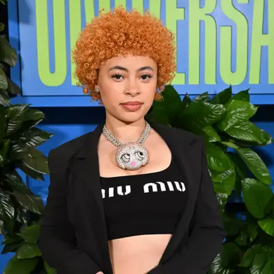 Orange hair on ice spice