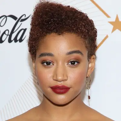 Amanda Stenberg curly pixie