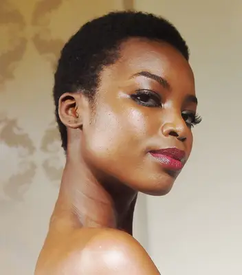 Maria Borges natural hair pixie