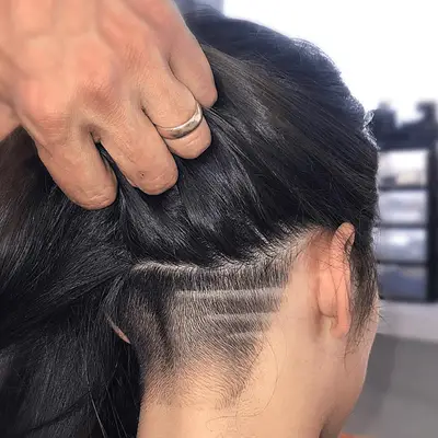 undercut hair volume